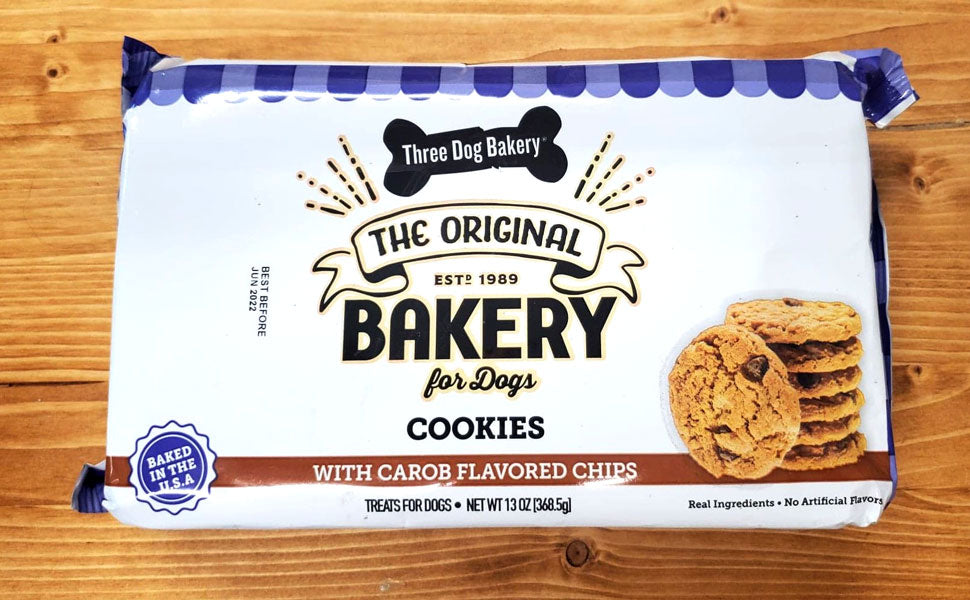 3 Dog Bakery Cookies Carob Chip