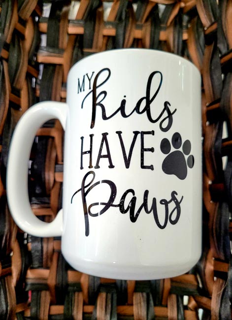 Dapper Paw: Kids Have Paws Mug