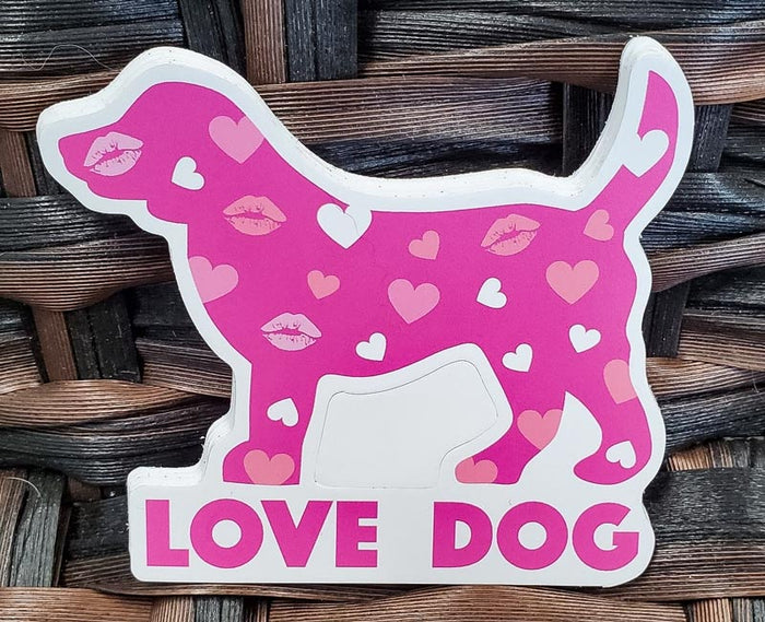 Dog Speak: Love Dog Decal