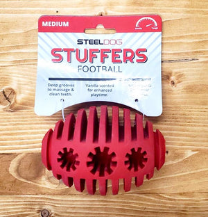 Steel Dogs: Stuffers Football Dog Toy